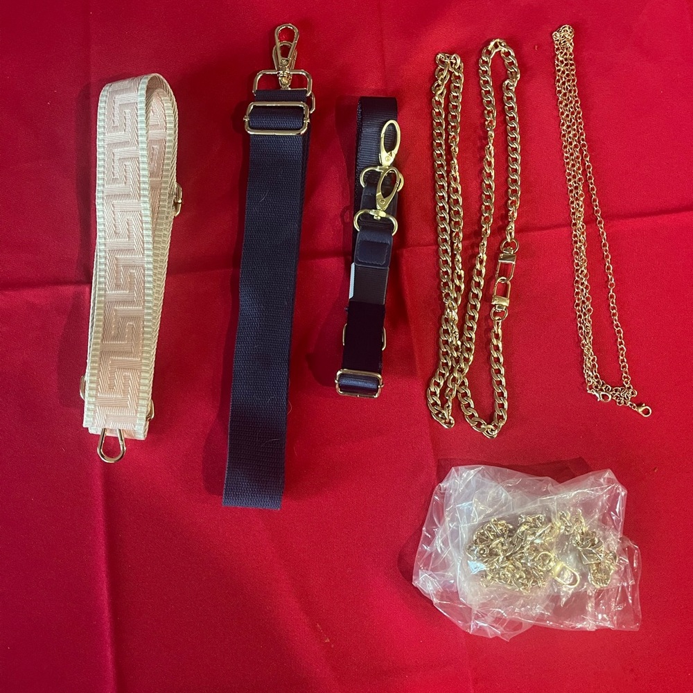 Assorted Bag Straps and Chains